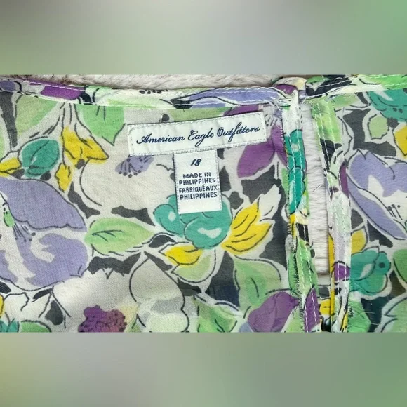 American Eagle Outfitters Women’s Baby Doll Dress in Garden Print 18 - Picture 2 of 7
